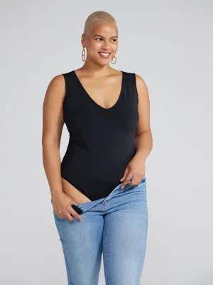 Fashion To Figure - FTF Essentials - V-Neck Knit Bodysuit