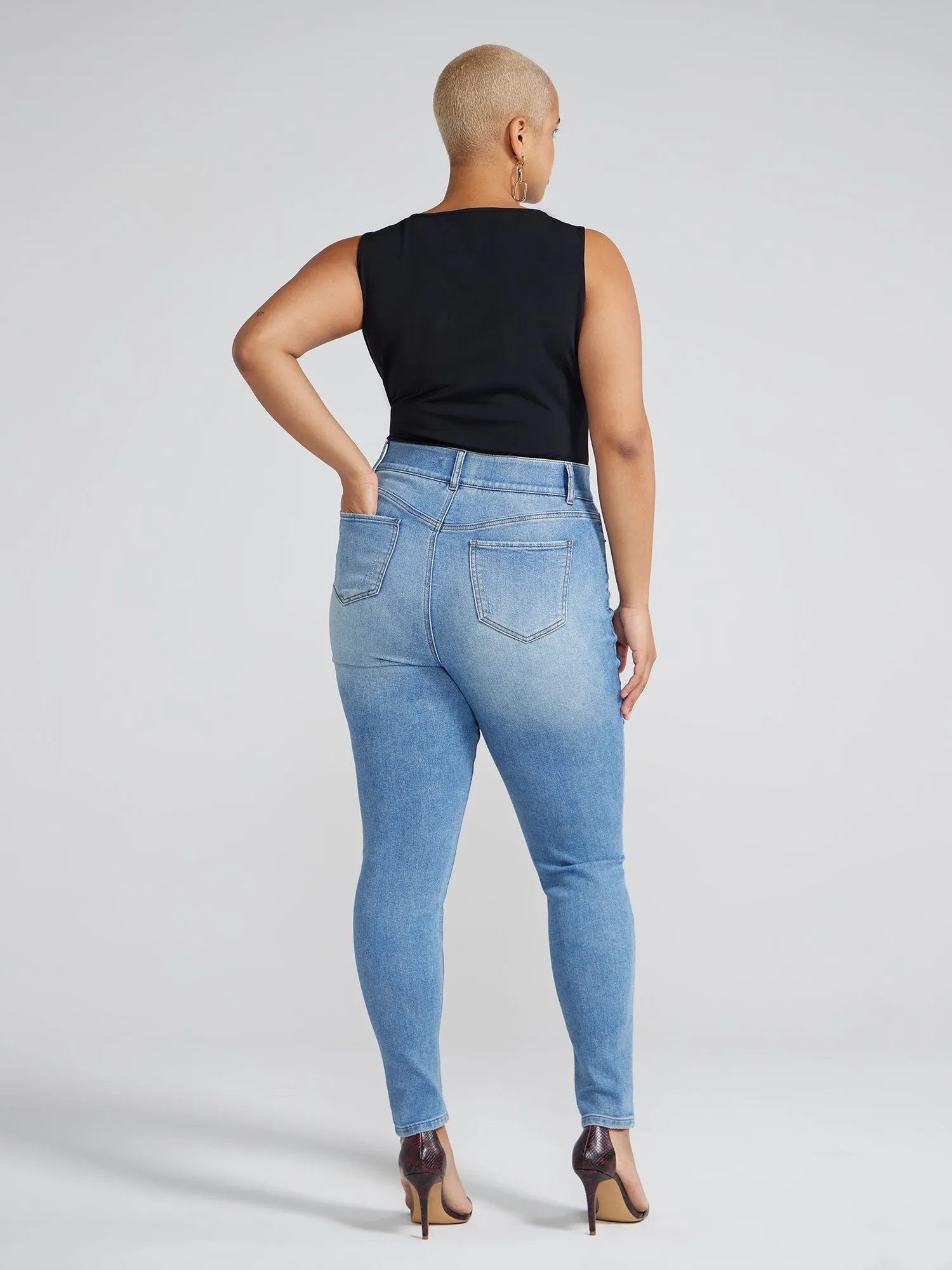Fashion To Figure - FTF Essentials - V-Neck Knit Bodysuit