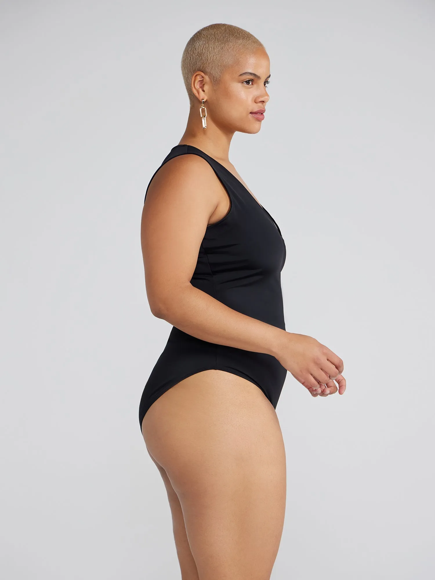 Fashion To Figure - FTF Essentials - V-Neck Knit Bodysuit