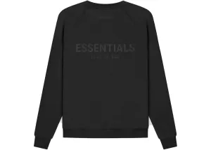 FEAR OF GOD ESSENTIALS CREWNECK "BLACK" SS21