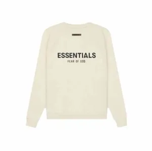 FEAR OF GOD ESSENTIALS CREWNECK "CREAM" SS21