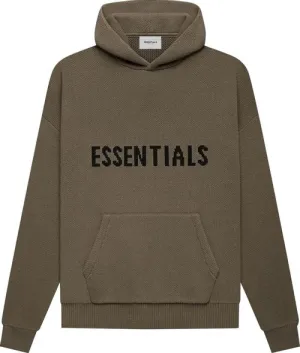 FEAR OF GOD ESSENTIALS KNIT HOODIE "HARVEST" FW21