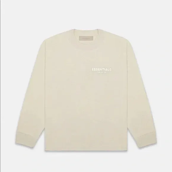 FEAR OF GOD ESSENTIALS LONG SLEEVE "DESERT TAUP" SS21