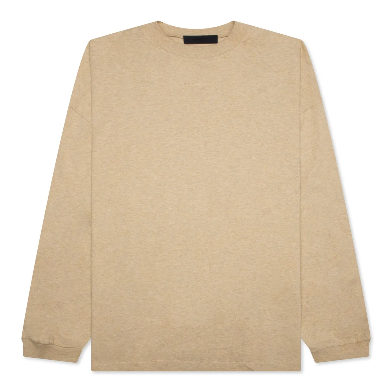 FEAR OF GOD ESSENTIALS LONG SLEEVE T-SHIRT "GOLD HEATHER" FW23