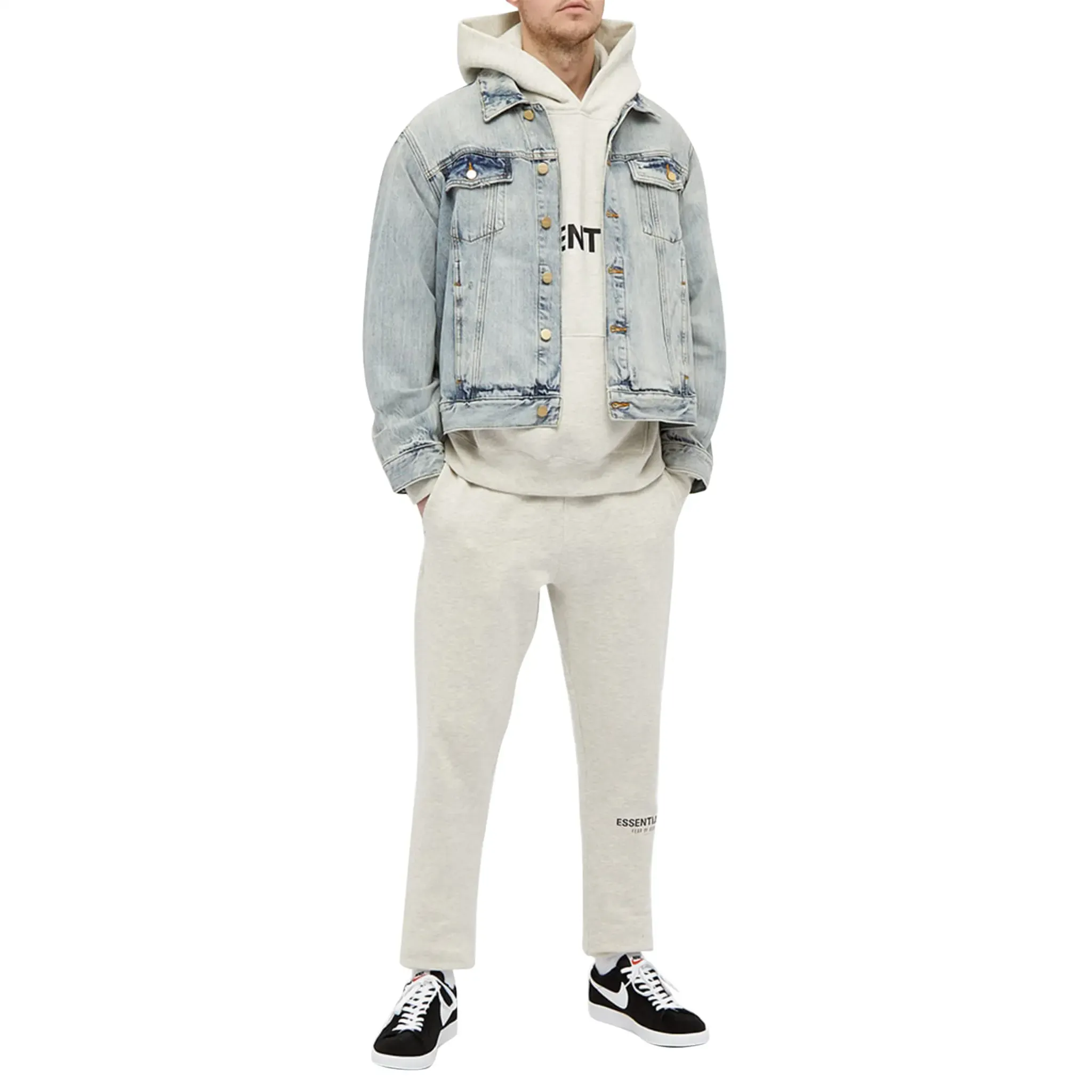 Fear Of God Essentials Oatmeal Hoodie