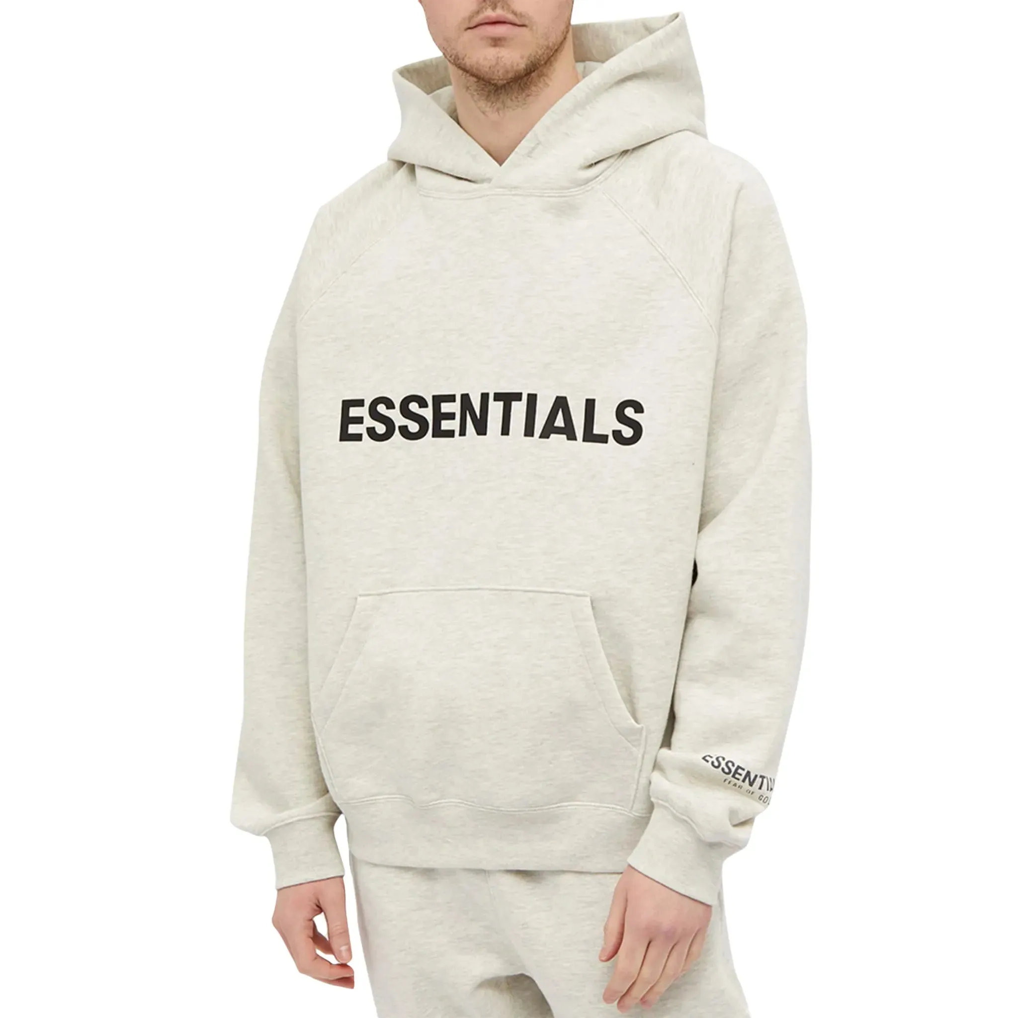 Fear Of God Essentials Oatmeal Hoodie