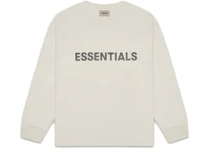 Fear Of God Essentials "OATMEAL" Long Sleeve T Shirt