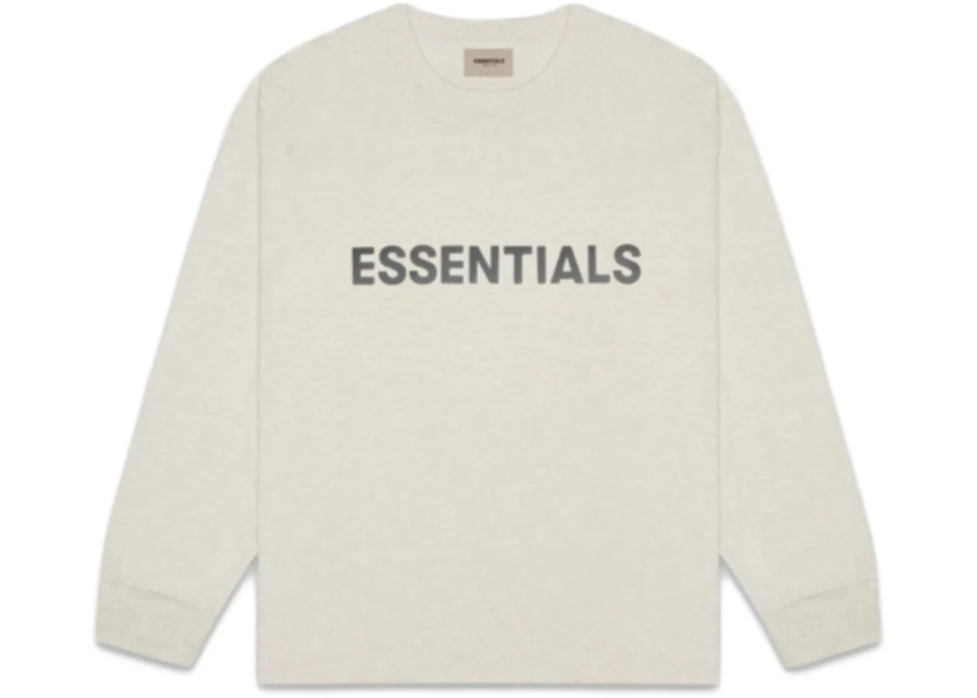 Fear Of God Essentials "OATMEAL" Long Sleeve T Shirt