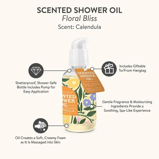 Floral Bliss Scented Shower Oil