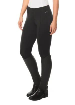 Flow Rise Knee Patch Performance Tight - Black
