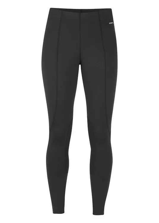 Flow Rise Knee Patch Performance Tight - Black