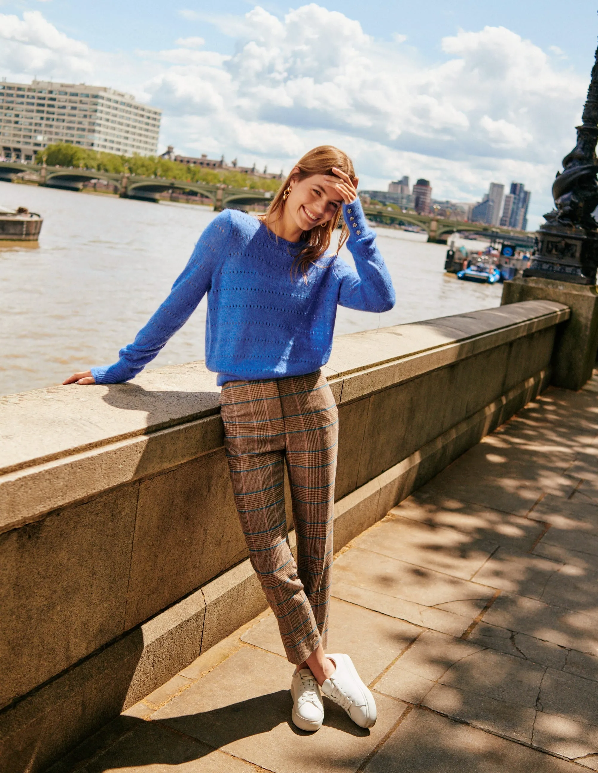 Fluffy Textured Jumper-Meadow Spring