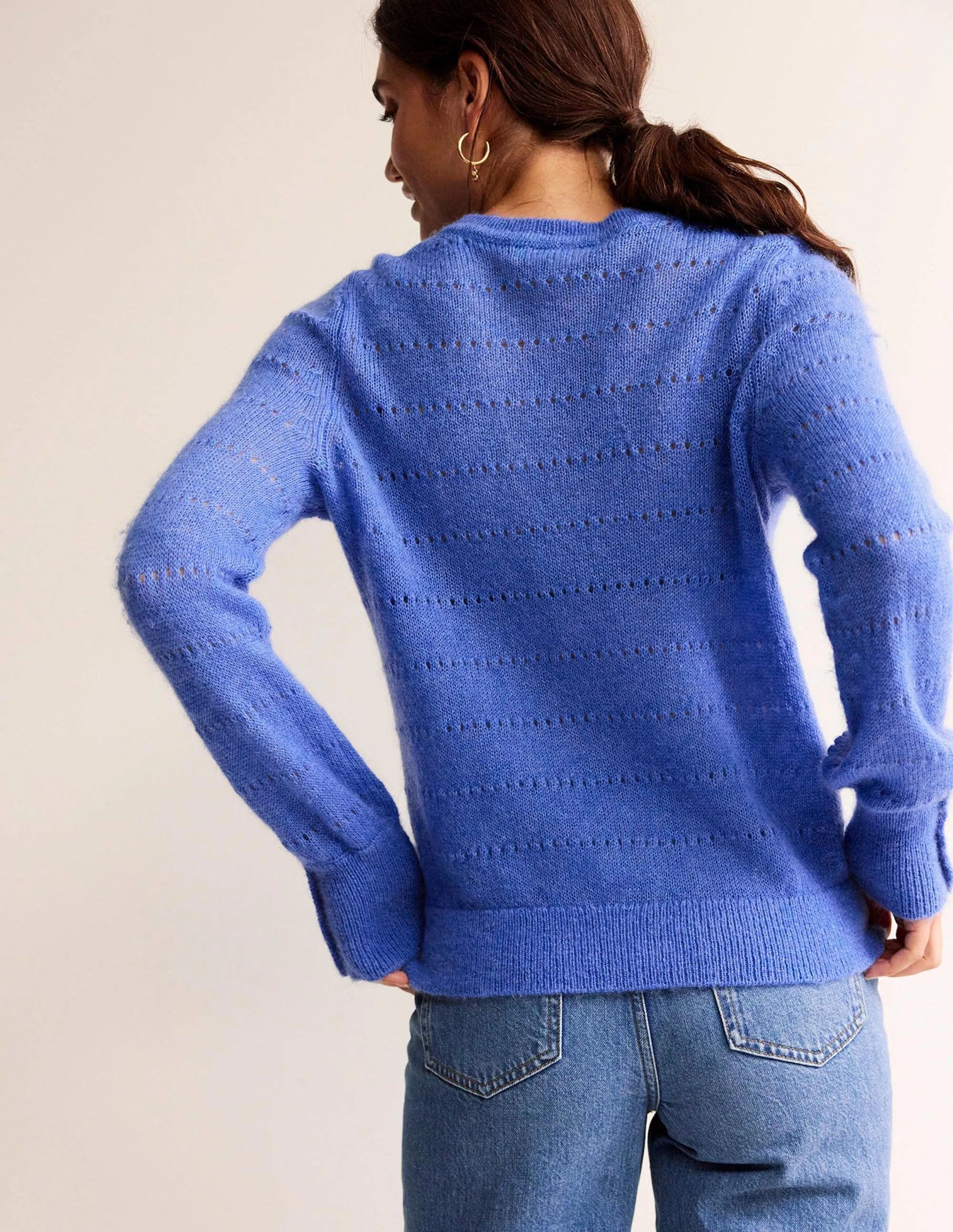 Fluffy Textured Jumper-Meadow Spring