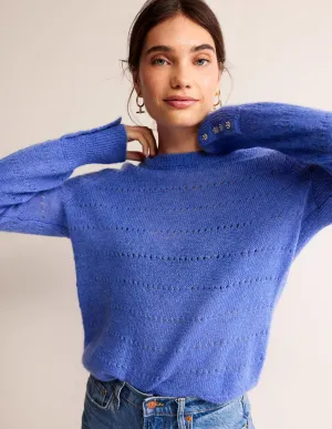 Fluffy Textured Jumper-Meadow Spring