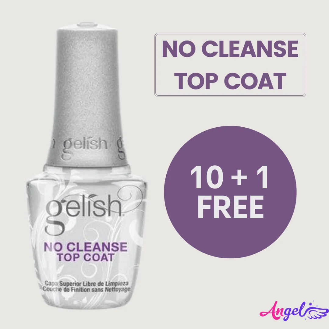 Gelish No-Cleanse Top Coat (Combo 10 1)