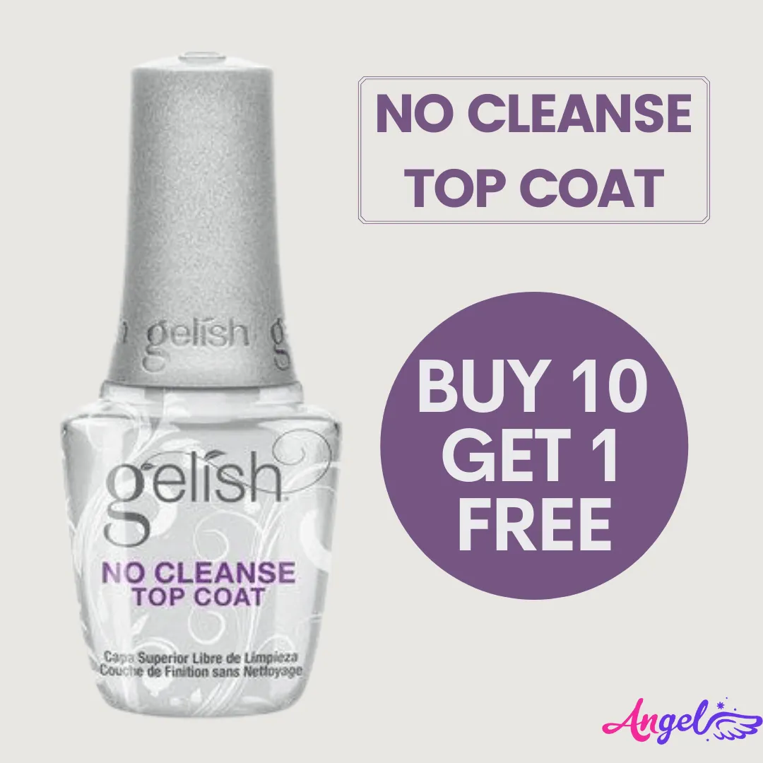 Gelish No-Cleanse Top Coat (Combo 10 1)