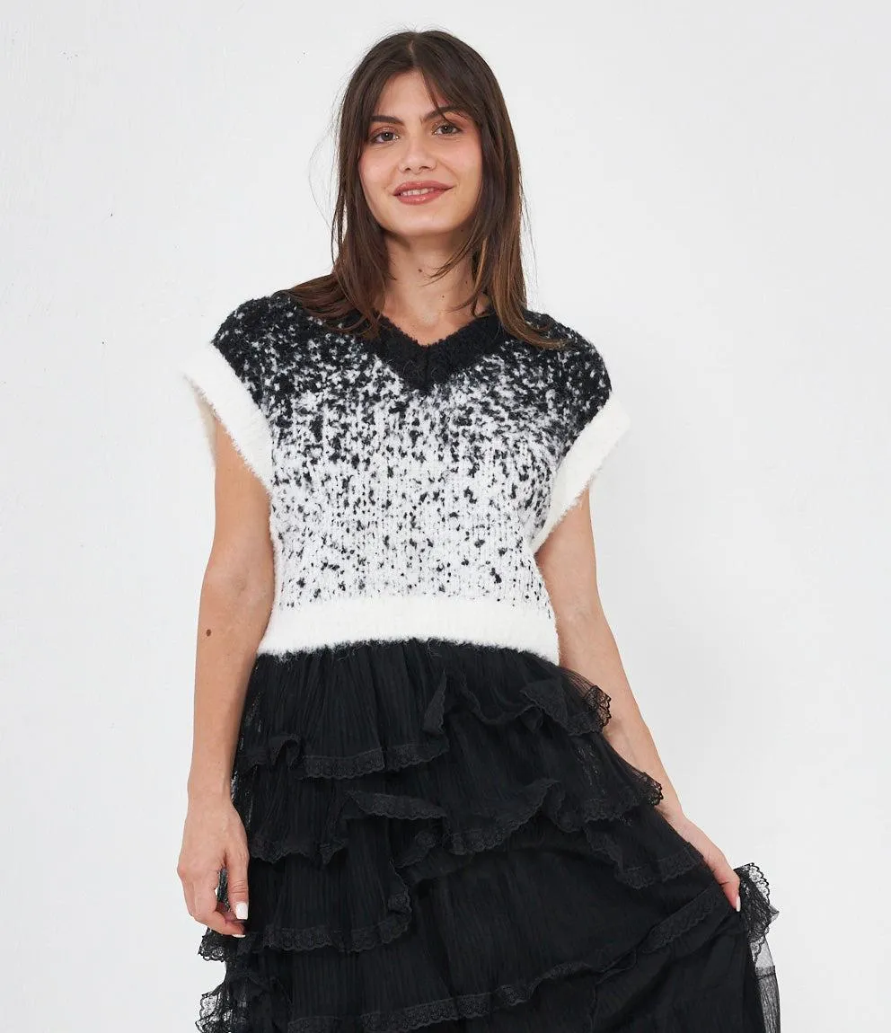 Gilet scollo a v