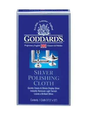 Goddard's Mild Scent Silver Polish 1 wipes Cloth