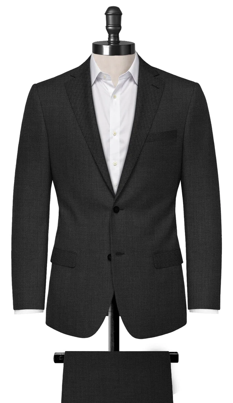 Grey Birdseye Suit