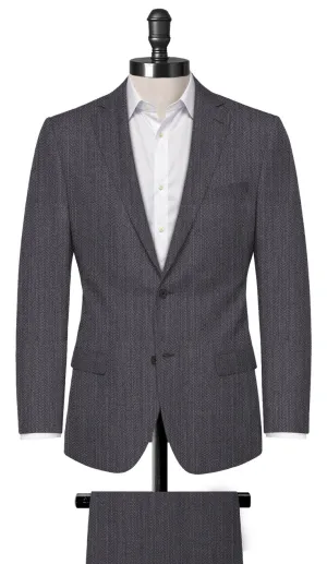 Grey Herringbone Suit