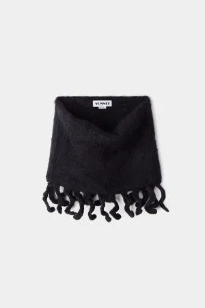 HAIRY MEGA COLLO / black
