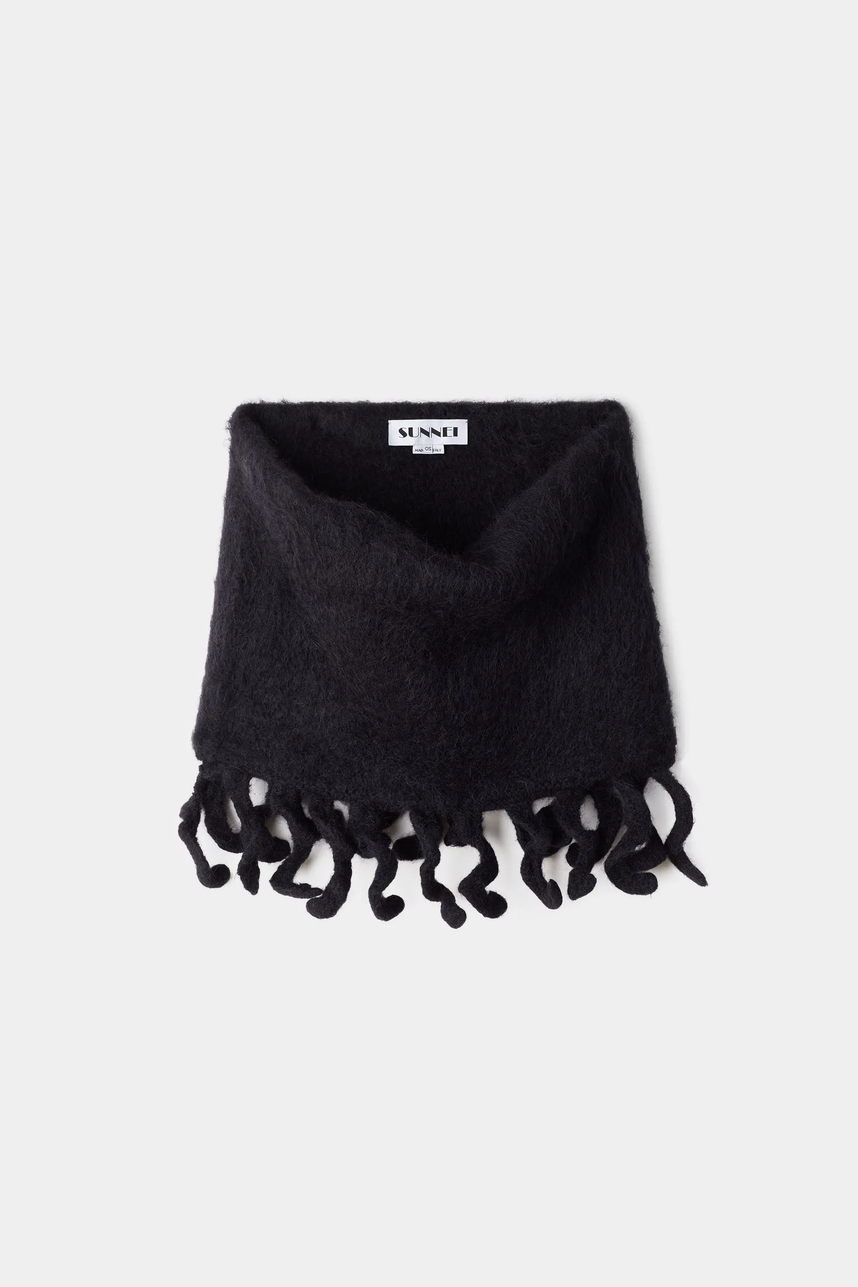 HAIRY MEGA COLLO / black