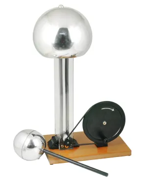 Hand Crank Van De Graaf Generator, 9.8" Sphere