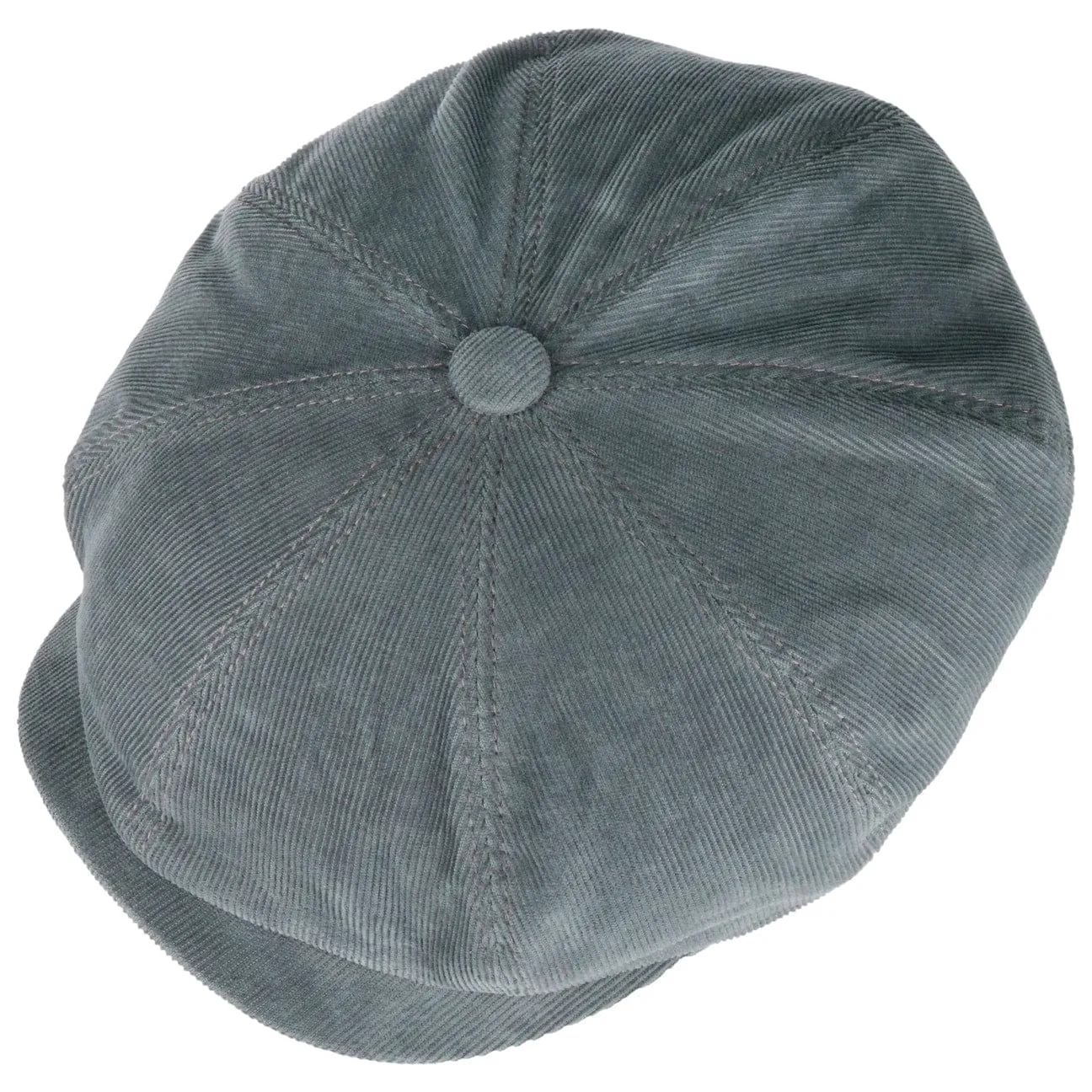 Hatteras Sustainable Corduroy Flat Cap by Stetson