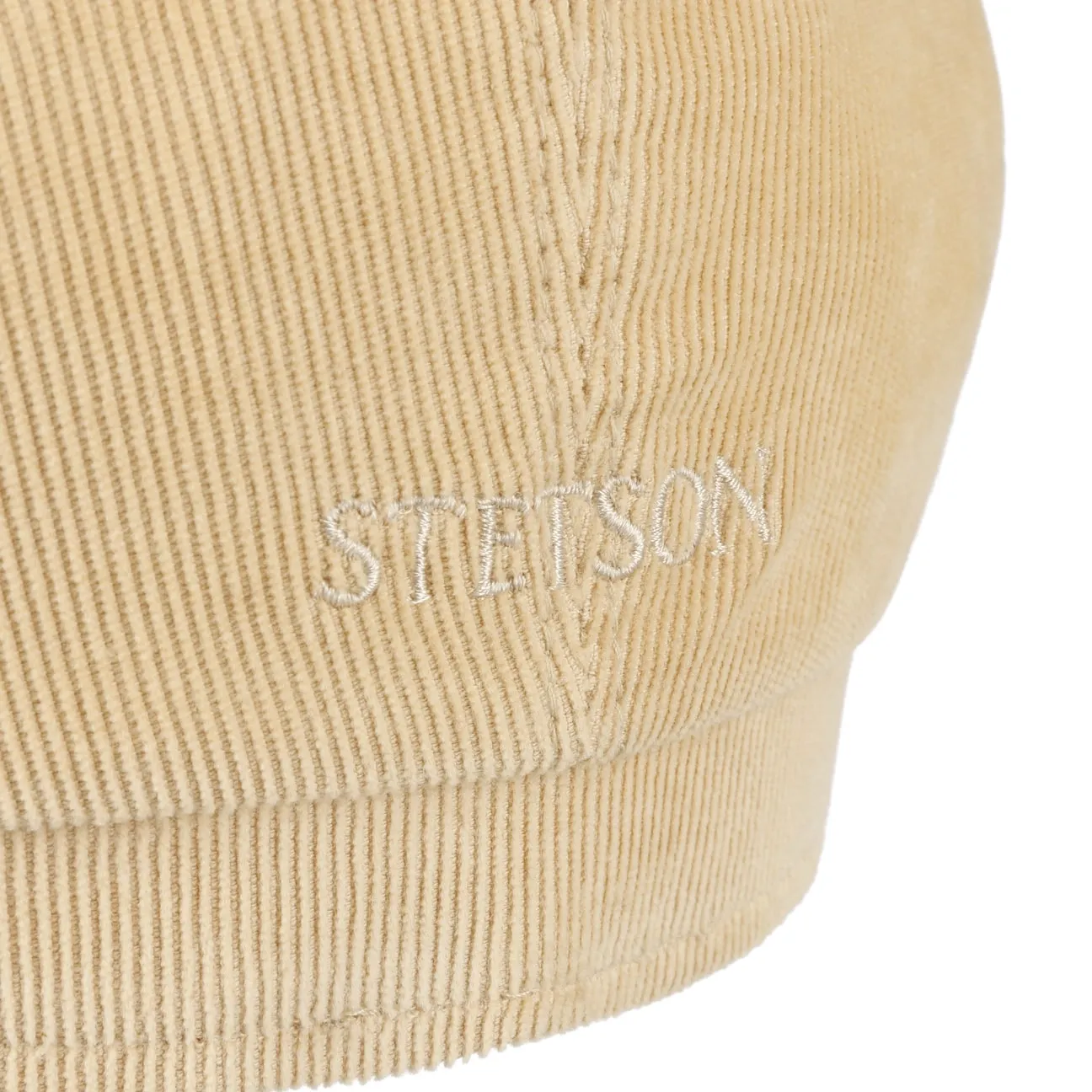 Hatteras Sustainable Corduroy Flat Cap by Stetson
