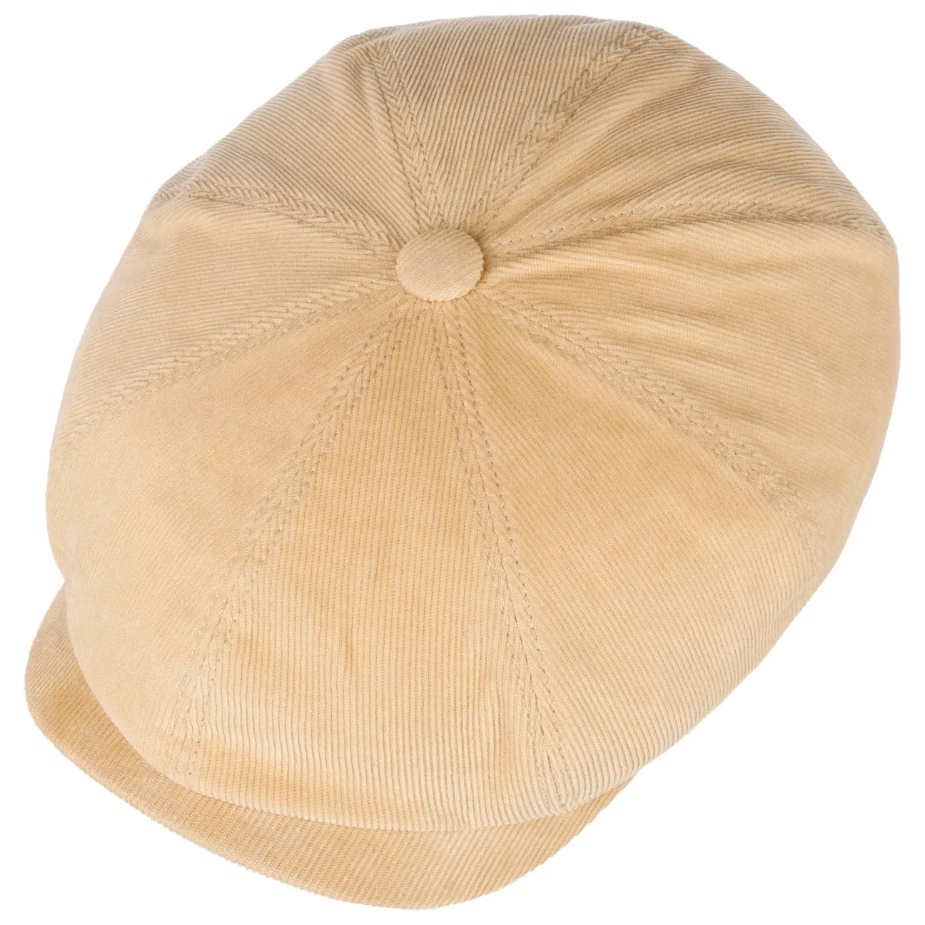 Hatteras Sustainable Corduroy Flat Cap by Stetson