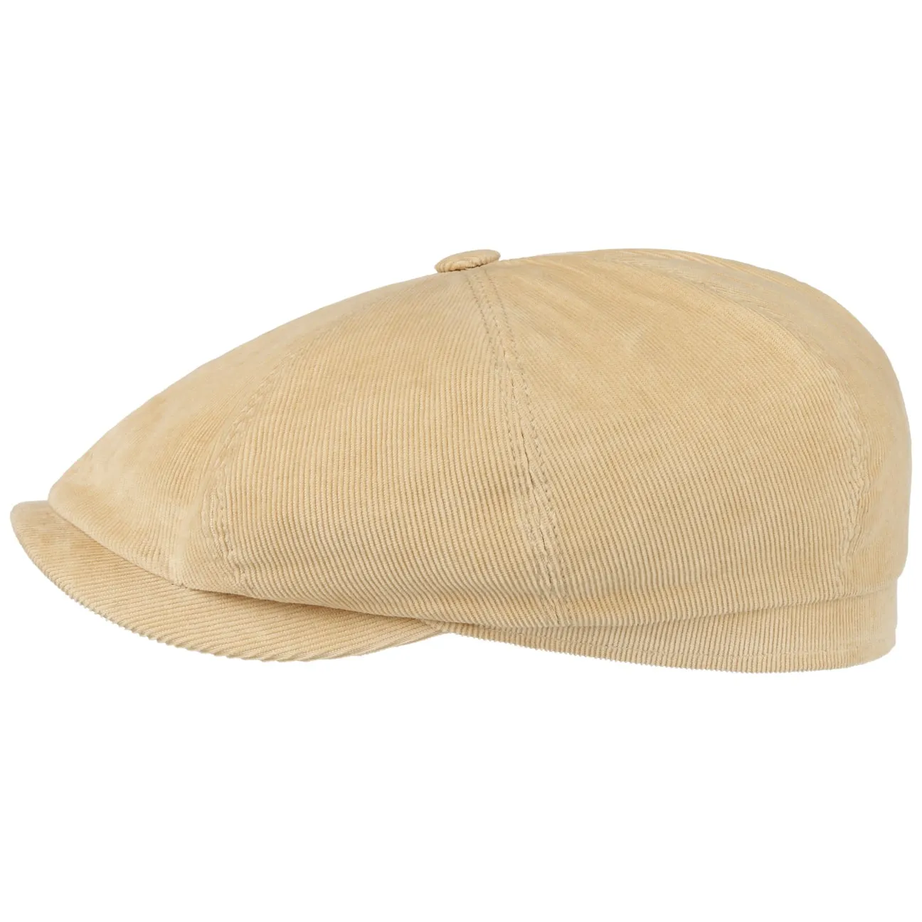 Hatteras Sustainable Corduroy Flat Cap by Stetson