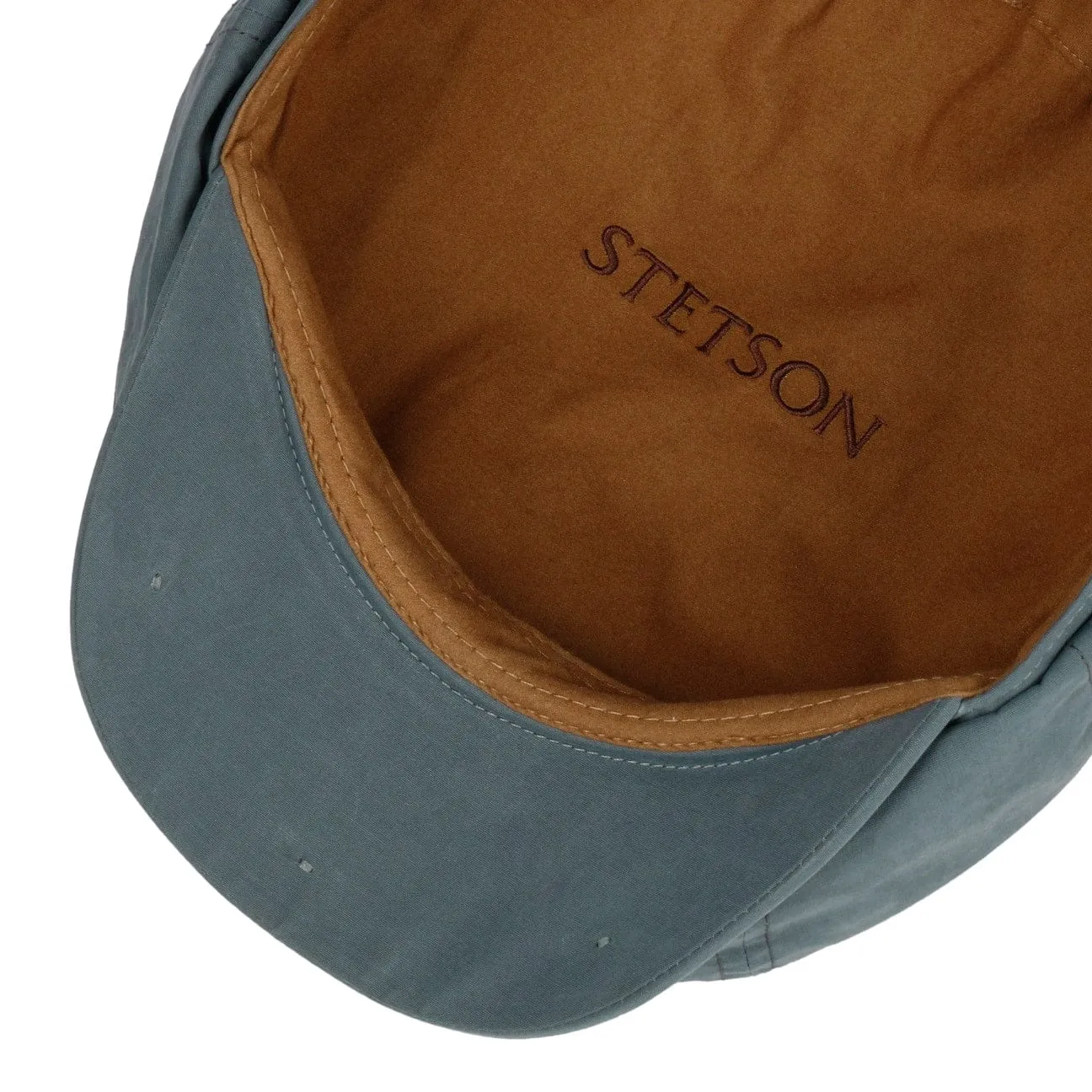 Hatteras Waxed Cotton WR Flat Cap by Stetson
