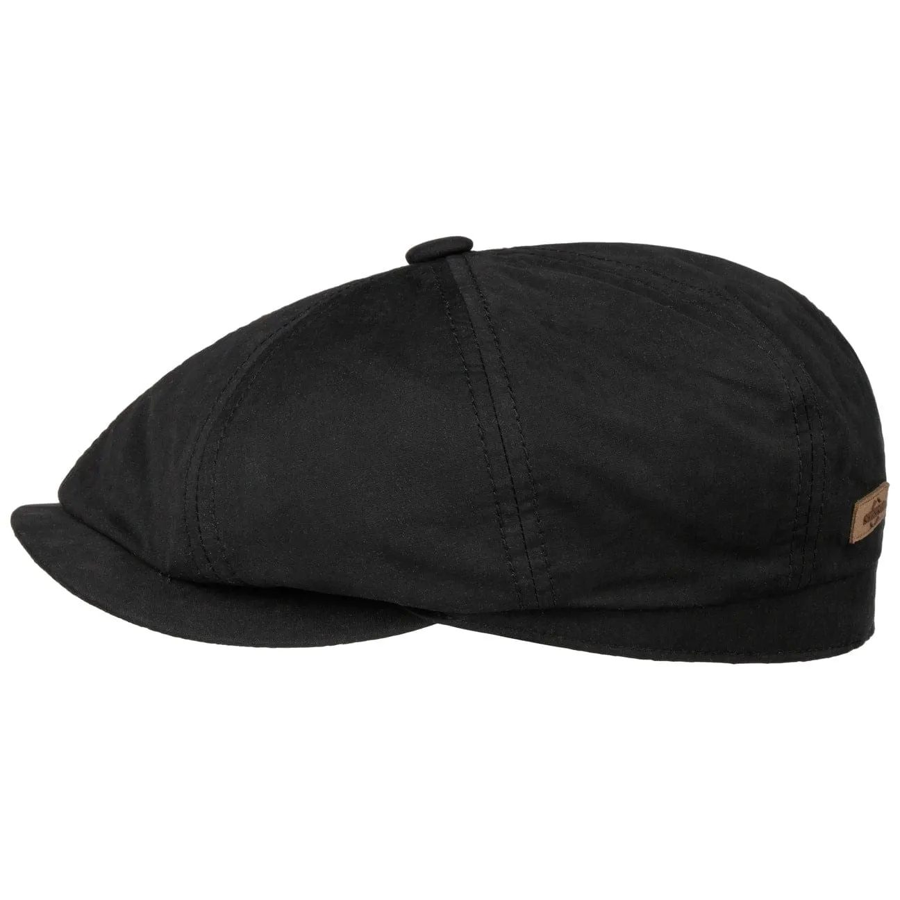Hatteras Waxed Cotton WR Flat Cap by Stetson