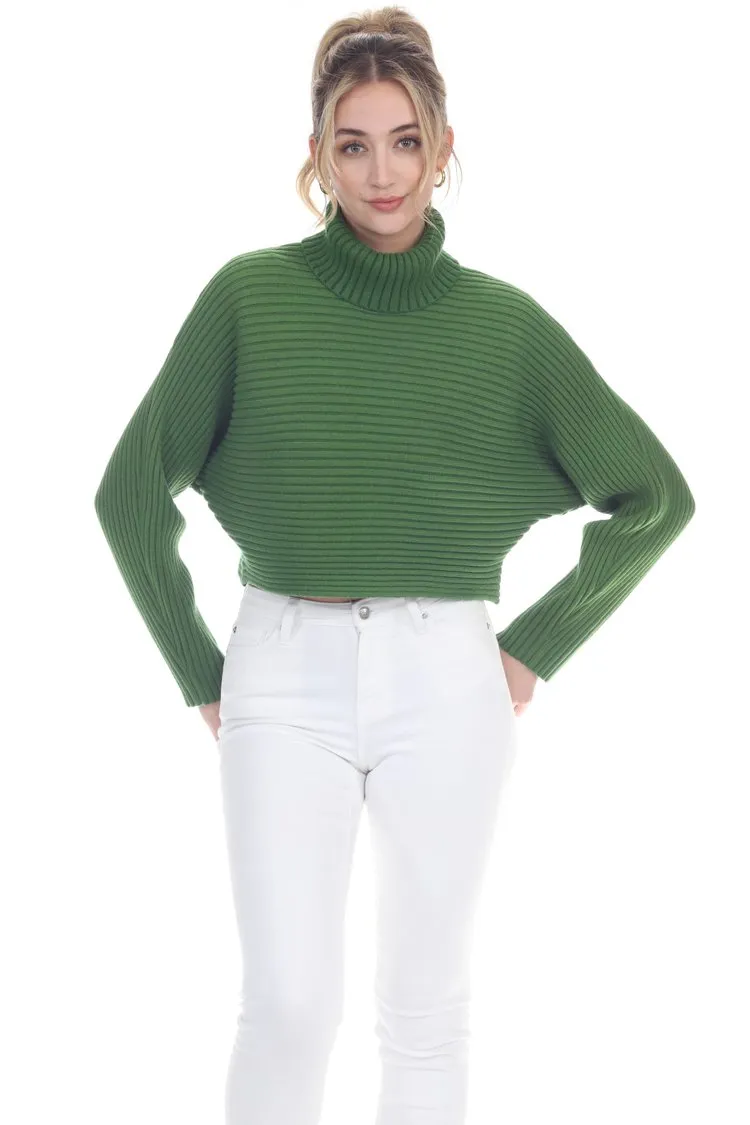 HAZEL TURTLENECK KNIT SWEATER