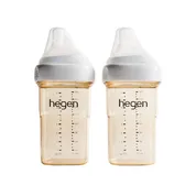 Hegen PCTO™ Feeding Bottle PPSU 240ml/8oz (Medium Flow) 3  Months (2-pack)