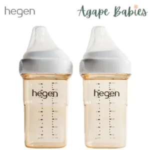 Hegen PCTO™ Feeding Bottle PPSU 240ml/8oz (Medium Flow) 3  Months (2-pack)