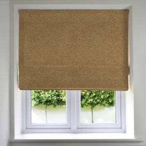 Highlands Ochre Roman Blinds