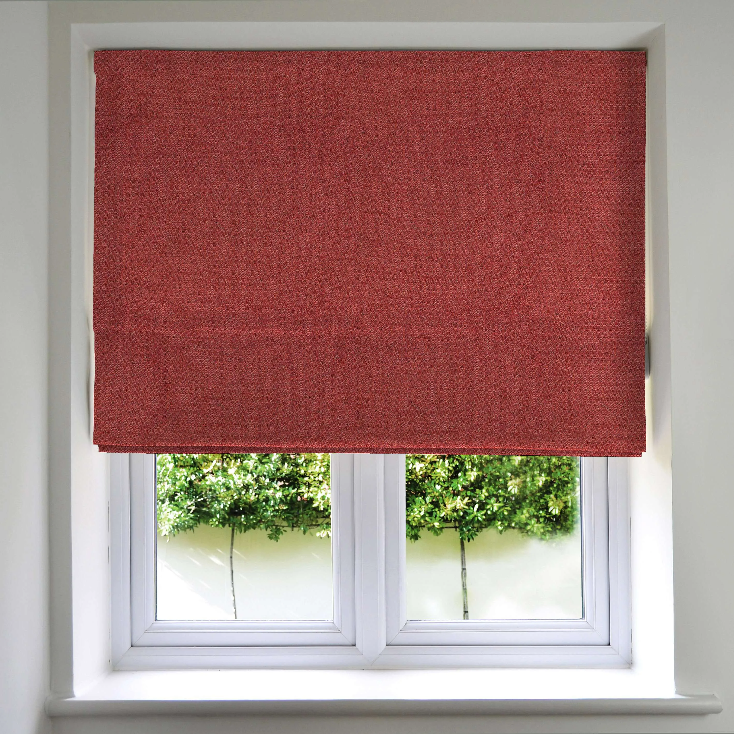 Highlands Red Roman Blinds