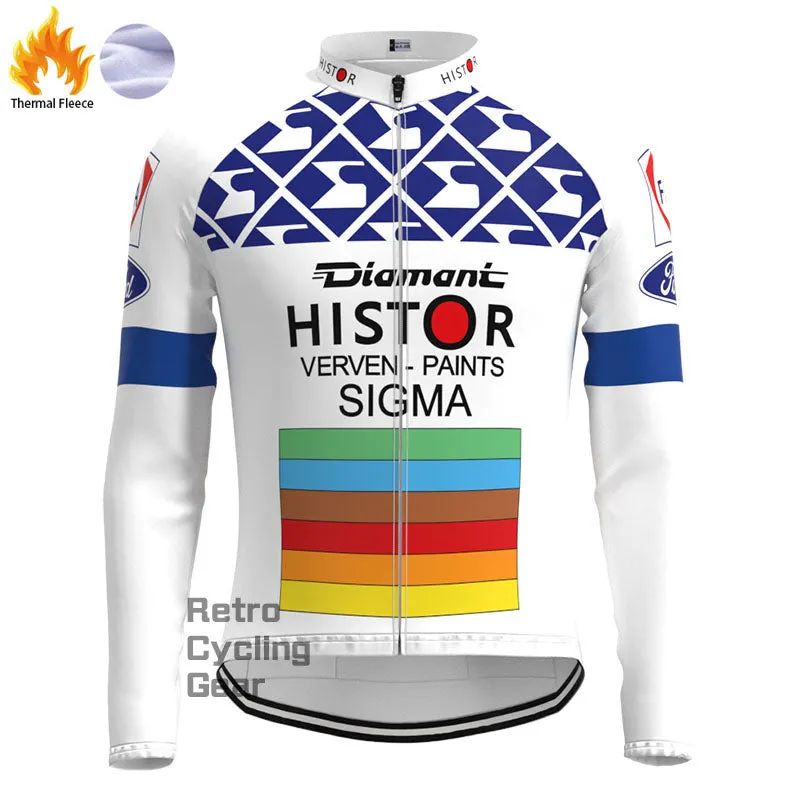 HISTOR Fleece Retro Long Sleeves Jerseys