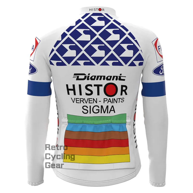 HISTOR Fleece Retro Long Sleeves Jerseys