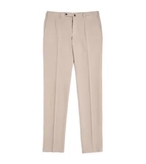 Incotex Regular Doeskin Chino Trousers: Grey