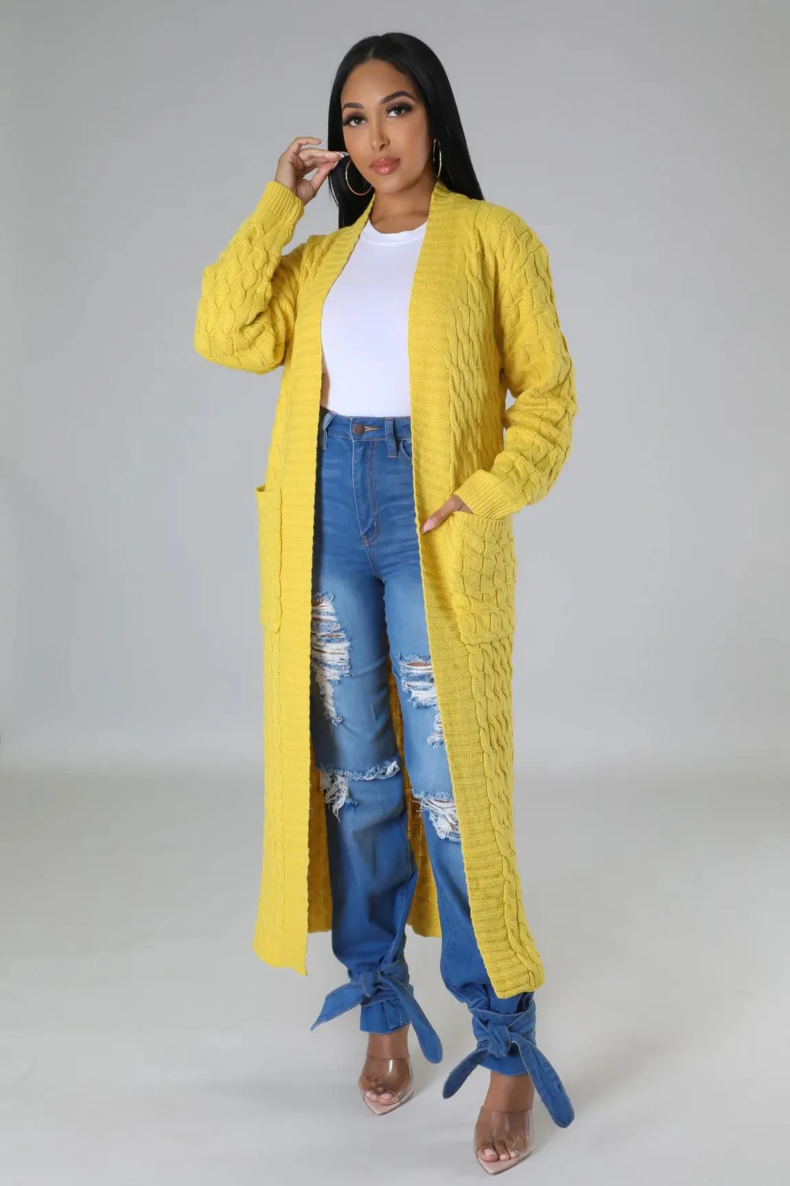 Izzy Cardigan - Yellow