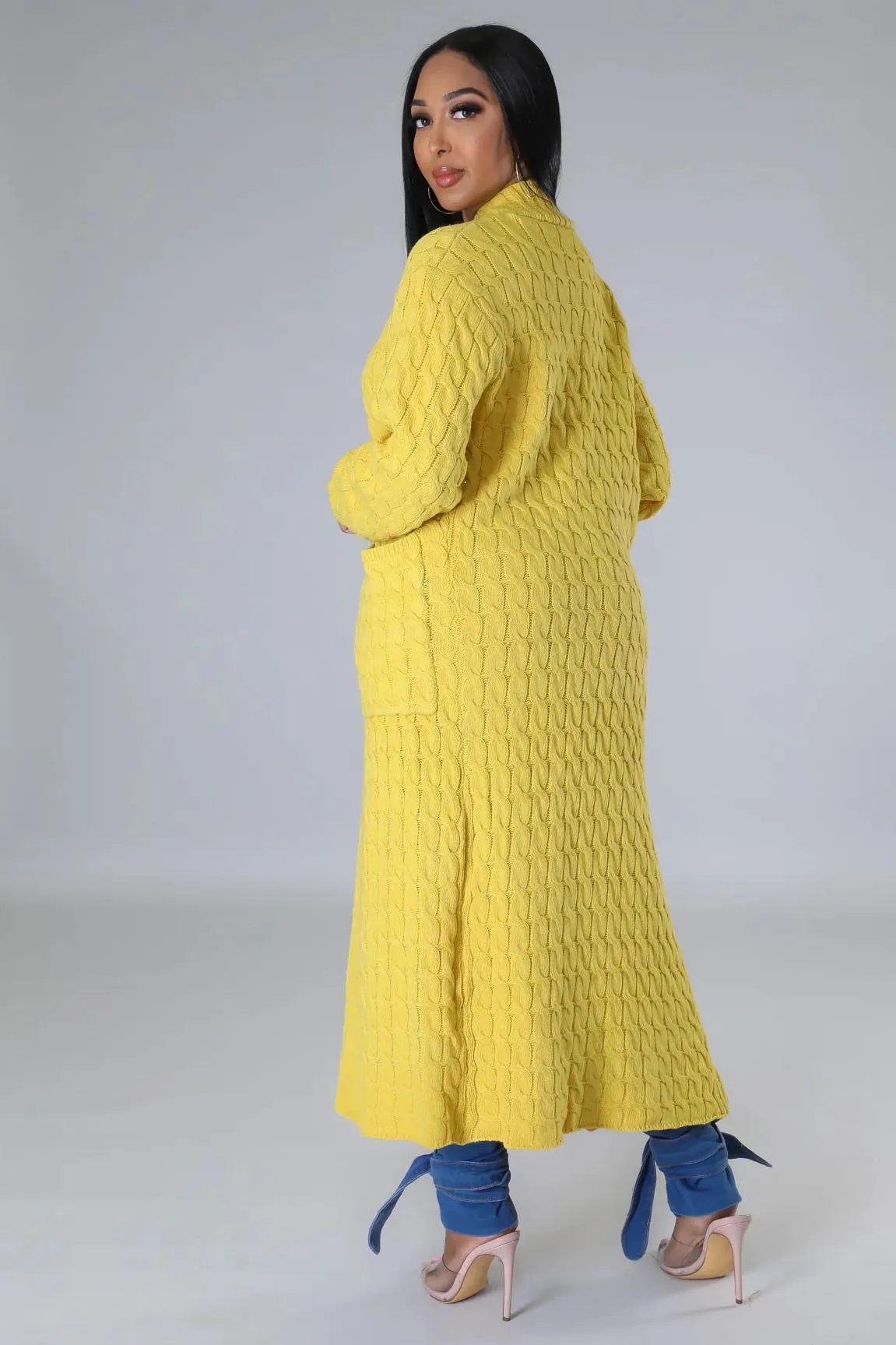 Izzy Cardigan - Yellow