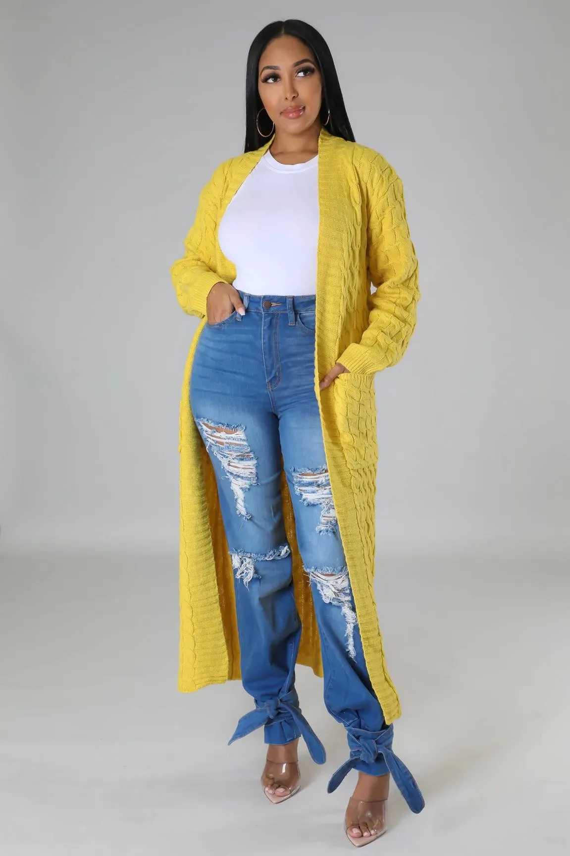 Izzy Cardigan - Yellow