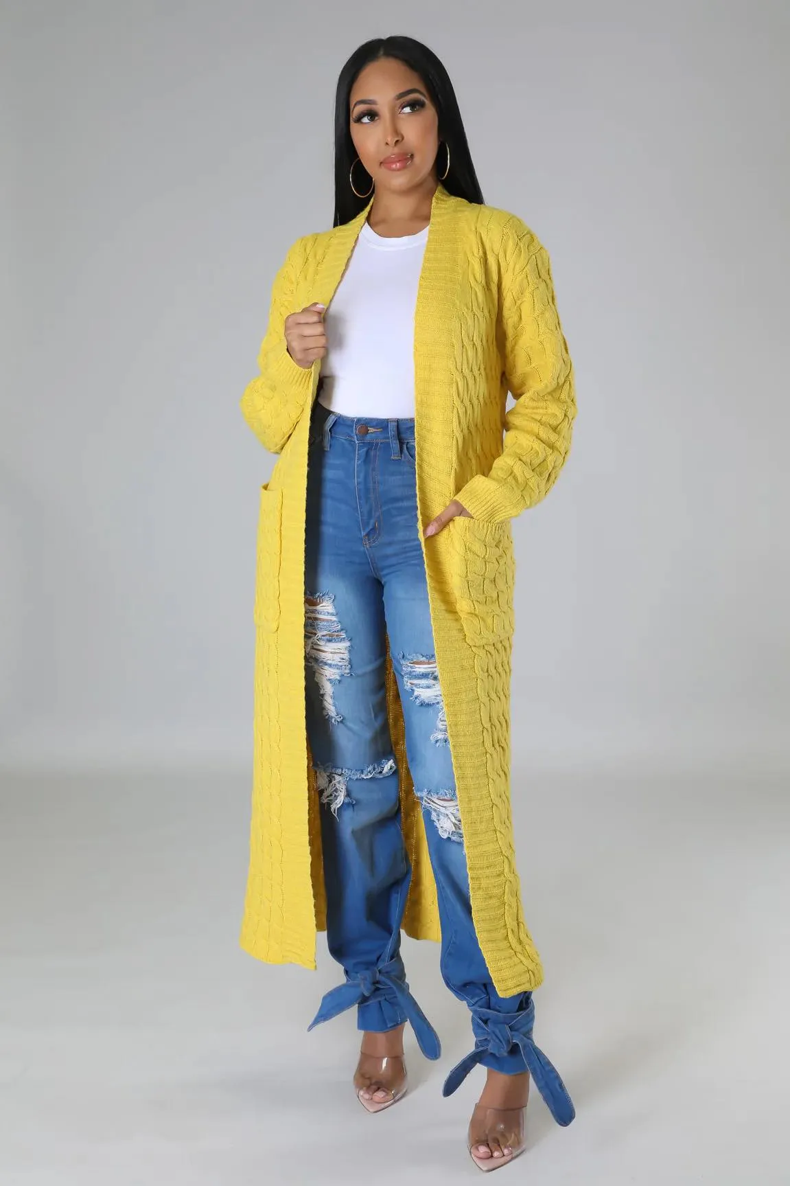 Izzy Cardigan - Yellow