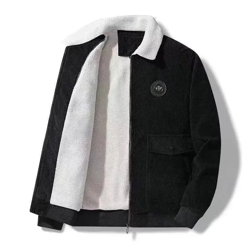 Jack – Men's Winter Fleece-Lined Short Coat – Casual Autumn & Winter Style