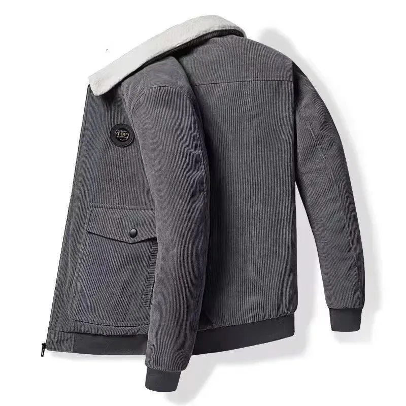 Jack – Men's Winter Fleece-Lined Short Coat – Casual Autumn & Winter Style