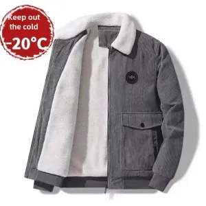 Jack – Men's Winter Fleece-Lined Short Coat – Casual Autumn & Winter Style