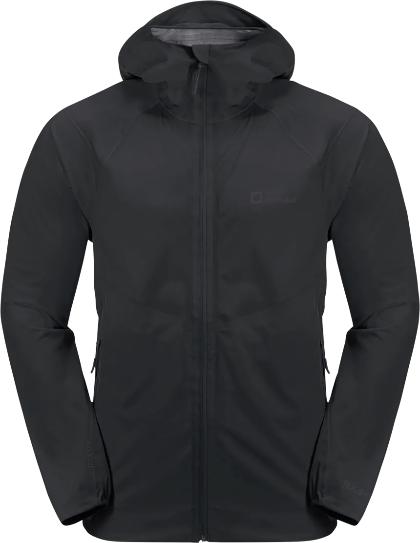 Jack Wolfskin Men&#x27;s Emberberg 3-Layer Jacket Phantom | Buy Jack Wolfskin Men&#x27;s Emberberg 3-Layer Jacket Phantom here | Outnorth