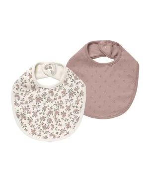 Jersey Snap Bib || Meadow/Dotty